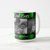 最高のパパのクラシックグリーンプライド コーヒーマグカップ (正面右)