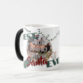 最高のパパのサンタ・エバー・クリスマ・ギフトパーソナライズされた モーフィングマグカップ (正面左)