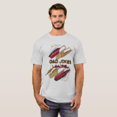 最高のパパのジョークが読み込まれる – コメディティーTee Tシャツ (正面フル)