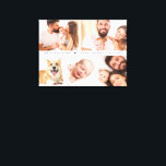 最高のパパのハートカスタム写真コラージュ キャンバスプリント<br><div class="desc">特別祝なファースト父の日と私たちシンプルの"キュートな最高のパパハート家族の写真コラージュ拡大キャンバス"と。この魅力的写真のコラージュが施された写真のストレッチお気に入りのキャンバスは、心の底ユニークから感じることができる。大切な思い出を見せるのに最適パーソナライズされたな、この贈り物は愛と喜びの絶え間ない思い出となる。ベビー、パパ、ペット、家族と写真を含む。</div>