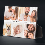 最高のパパのハートカスタム写真コラージュ フォトプラーク<br><div class="desc">祝特別なファースト父の日と私たちシンプルの"キュートなパパハート家族の写真コラージュeaselプラーク"。この魅力的写真プラークは写真のコラージュをお気に入りの施し、心の底からユニークの形見を作り出す。大切な思い出を見せるのに最適パーソナライズされたな、この贈り物は愛と喜びの絶え間ない思い出となる。ベビー、パパ、ペット、家族と写真を含む。</div>