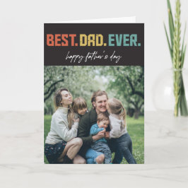 最高のパパのフォトファーザーズの日 カード