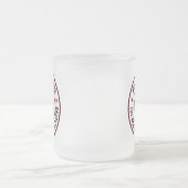 最高のパパのヴィンテージクラシックと父の日 フロストグラスマグカップ (中央)