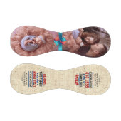 最高のパパの世界の写真素朴見る 野球ボール (パネル)