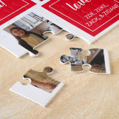 最高のパパの写真コラージュ父の日のギフトJigs ジグソーパズル (側面)