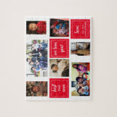 最高のパパの写真コラージュ父の日のギフトJigs ジグソーパズル (縦)