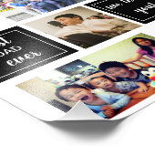 最高のパパの写真コラージュ父の日の贈り物 フォトプリント            (角)