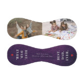 最高のパパの写真コラージュHappy Father's Day 野球ボール (パネル)