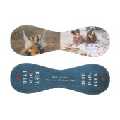 最高のパパの写真コラージュHappy Father's Day 野球ボール (パネル)