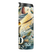 最高のパパの実行：魚釣りアクションのスプラッシュ タンブラー (回転右)