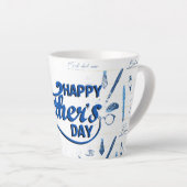 最高のパパの日 カフェラテマグ (右アングル)