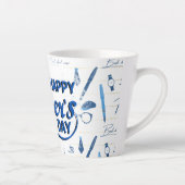 最高のパパの日 カフェラテマグ (右)