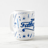 最高のパパの日 コーヒーマグカップ (正面左)