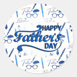 最高のパパの日 ラウンドシール