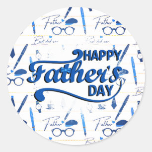 最高のパパの日 ラウンドシール