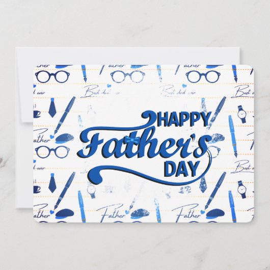 最高のパパの日 招待状 (正面)