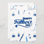 最高のパパの日 招待状 (正面/裏面)