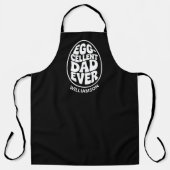 最高のパパの父おもしろいの日の贈り物 エプロン (正面)