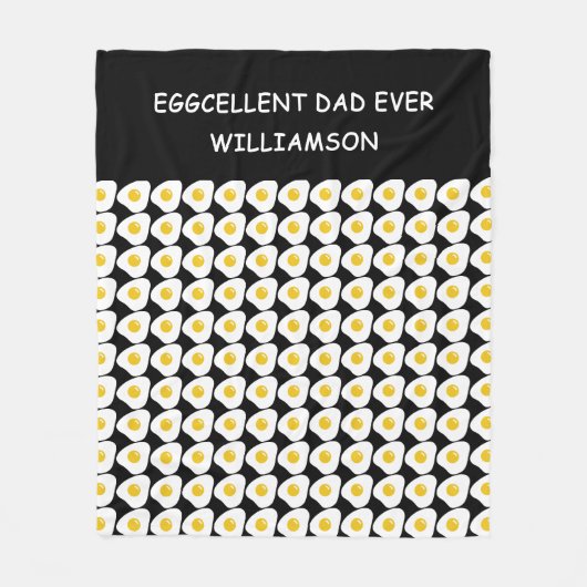 最高のパパの父おもしろいの日の贈り物 フリースブランケット (正面)