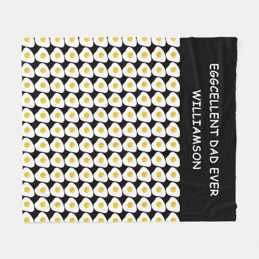 最高のパパの父おもしろいの日の贈り物 フリースブランケット (正面(横))