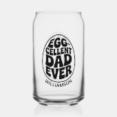 最高のパパの父おもしろいの日パパ贈り物 ガラス缶 (裏面)