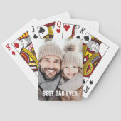 最高のパパの父の日の写真 トランプ (裏面)