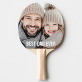 最高のパパの父の日の写真 卓球ラケット (正面)