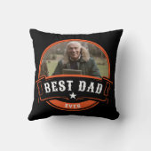 最高のパパの父の日の贈り物 クッション (裏面)