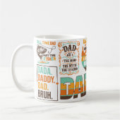 最高のパパの父の日クラシックマグ11オズ コーヒーマグカップ (左)