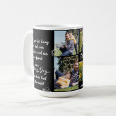 最高のパパの父の日フォトコラージュマグ コーヒーマグカップ (正面左)