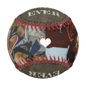 最高のパパの父の日2の写真の素朴 野球ボール (正面)