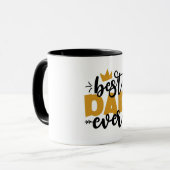 "最高のパパの経由"父の日のマグカップ：驚くべきパパ マグカップ (正面左)