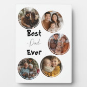 最高のパパの背景1 フォトプラーク (正面)