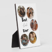 最高のパパの背景1 フォトプラーク (側面)