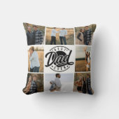 "最高のパパの装飾用クッション クッション (正面)