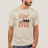 最高のパパの誕生日または父の日 Tシャツ (正面)