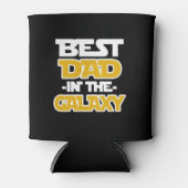 最高のパパの銀河系おもしろいことわざ 缶クーラー (正面)