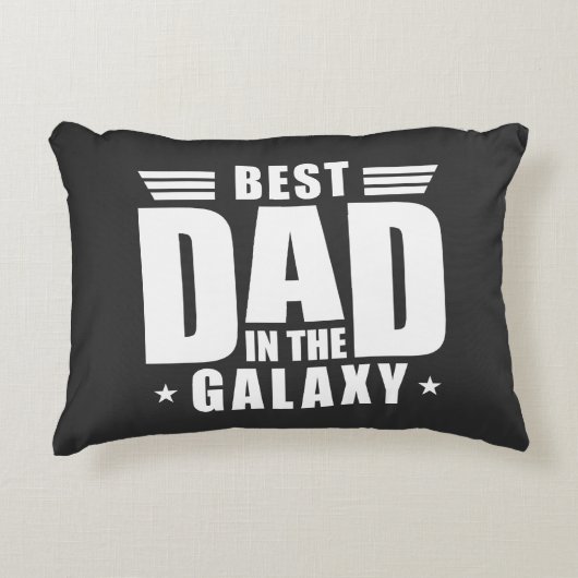 最高のパパの銀河系 – 父の日，誕生日 アクセントクッション (正面)