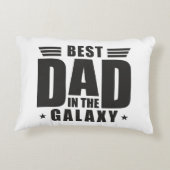 最高のパパの銀河系 – 父の日，誕生日 アクセントクッション (裏面)