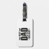 最高のパパの銀河系 – 父の日，誕生日 ラゲッジタグ (裏面縦)