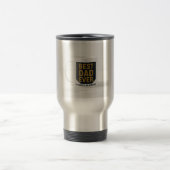 最高のパパのEverおもしろい - Father's Day Mug Gift トラベルマグ (中央)