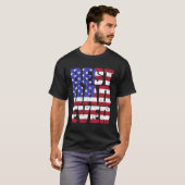 最高のパパはアメリカ国旗™S日 Tシャツ (正面フル)