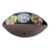 最高のパパはブラックに署名パーソナライズされた アメリカンフットボール (回転270)