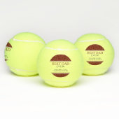 最高のパパはモダン今まで赤黒の父の日 テニスボール (マルチ)