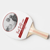 最高のパパは今までモダンも可愛い父の日の写真 卓球ラケット (横)
