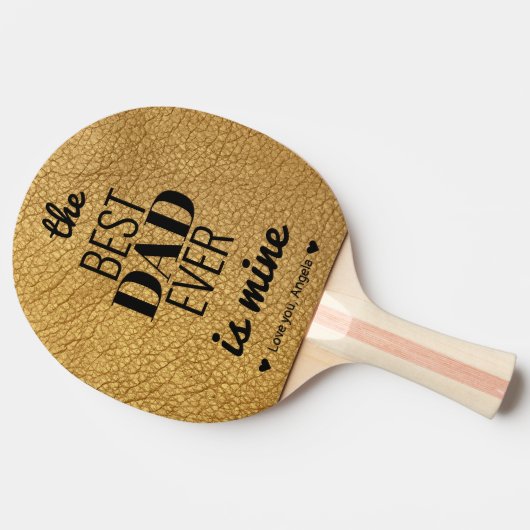 最高のパパは今まで私の可愛い父モダン生誕日 卓球ラケット (横)