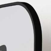 最高のパパは常にミニマル写真父の日 ピックルボールラケット (左詳細)