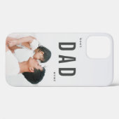 最高のパパは常にミニマル写真父の日 Case-Mate iPhoneケース (裏面 (横))