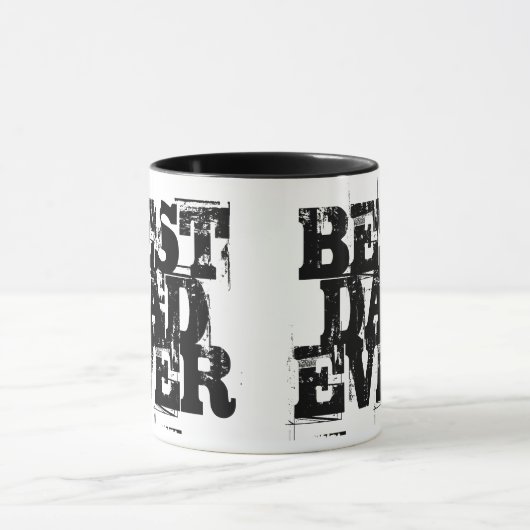 最高のパパは常に大きはっきりしたい頑丈動揺して マグカップ (中央)