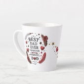 最高のパパは常に – 永遠に感謝，パパ カフェラテマグ (左アングル)